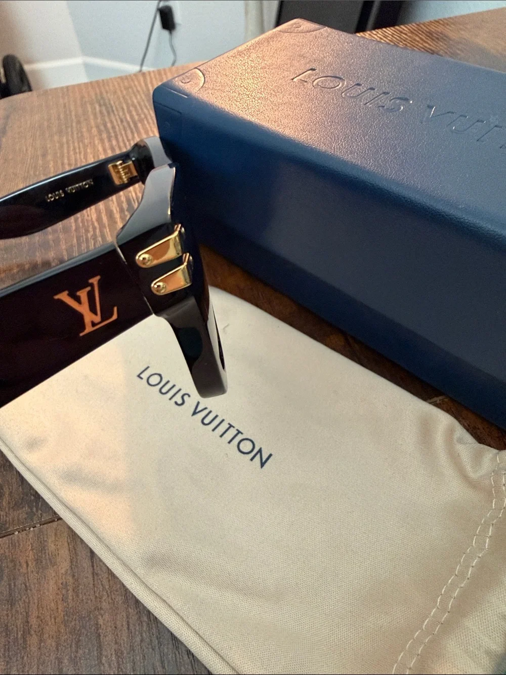 Louis Vuitton Black Cat eye Sunglasses